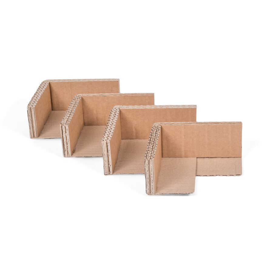 Praktisches L-Profil sorgt für optimalen Schutz von drei Seiten Praktisches L-Profil sorgt für optimalen Schutz von drei Seiten