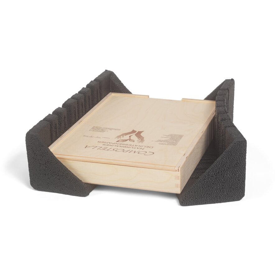 Extrem formstabiles und gleichzeitig sehr elastisches Kantenschutzprofil aus dem Schaumstoff Piocelan Extrem formstabiles und gleichzeitig sehr elastisches Kantenschutzprofil aus dem Schaumstoff Piocelan