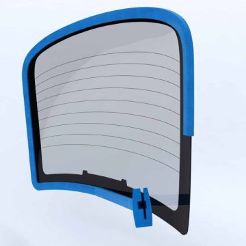 Idealer Rundum-Polsterschutz für Windschutzscheiben mit Dichtung an der Außenseite der Scheibe