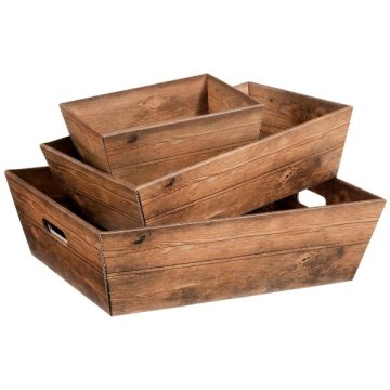 Der Präsentkorb Timber versprüht rustikalen Charme und ist ein absoluter Allrounder