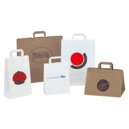 Papiertragetasche Standard, individuell bedruckt Papiertragetasche Standard, individuell bedruckt