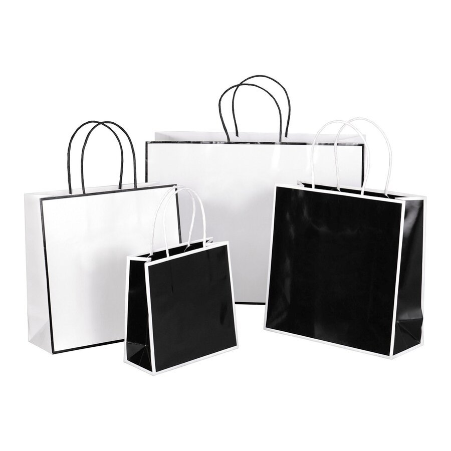 Die Papier-Tragetaschen Caro überzeugen durch ihre edle Glanzlamination Die Papier-Tragetaschen Caro überzeugen durch ihre edle Glanzlamination