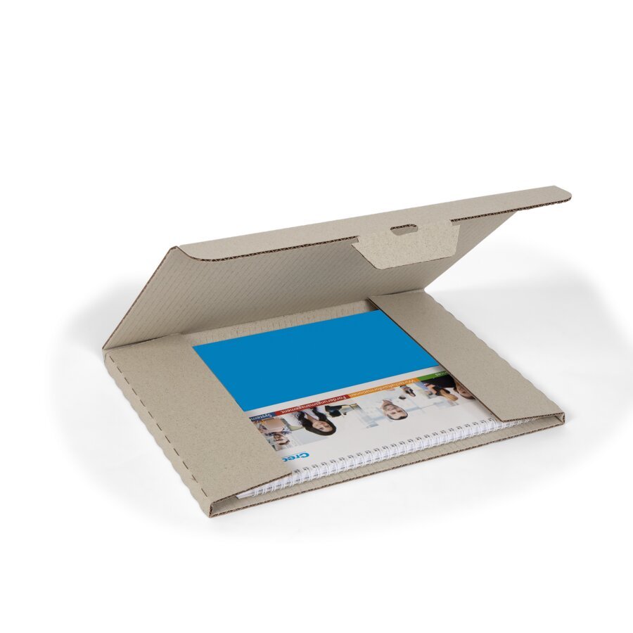 Kalenderverpackung aus Graspapier Kalenderverpackung aus Graspapier