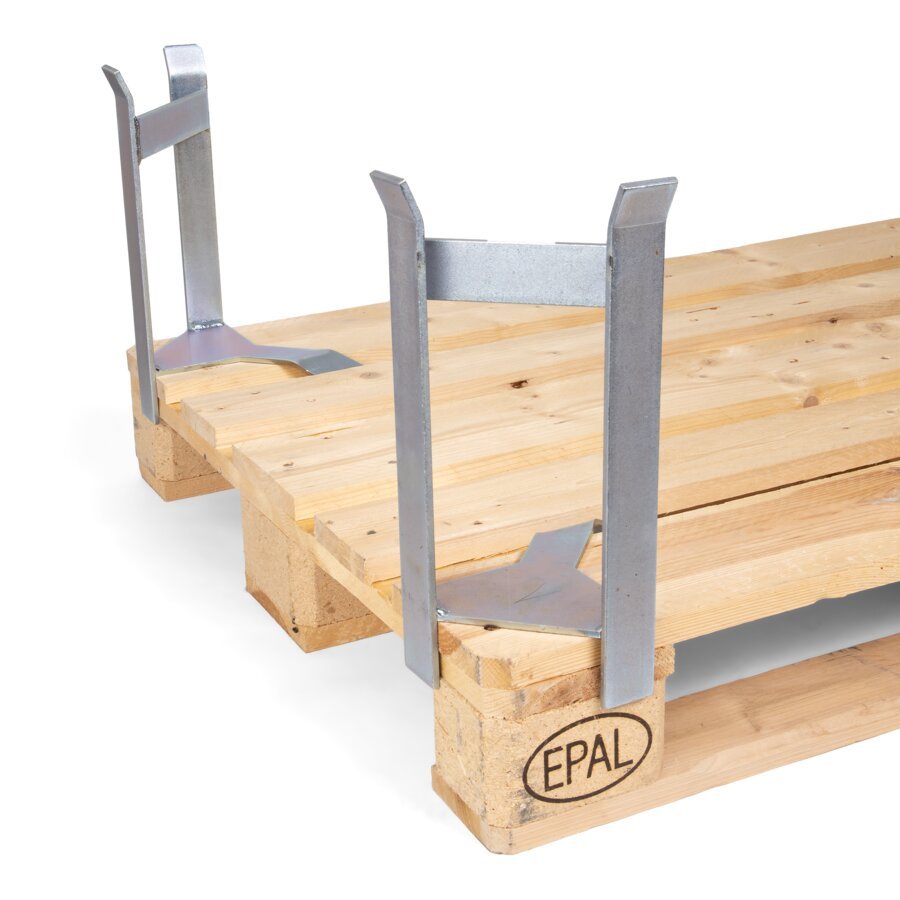 Zwischen den Paletten bleibt 250 mm Abstand, um problemlos die Ware auf der unteren Palette zu erreichen Zwischen den Paletten bleibt 250 mm Abstand, um problemlos die Ware auf der unteren Palette zu erreichen