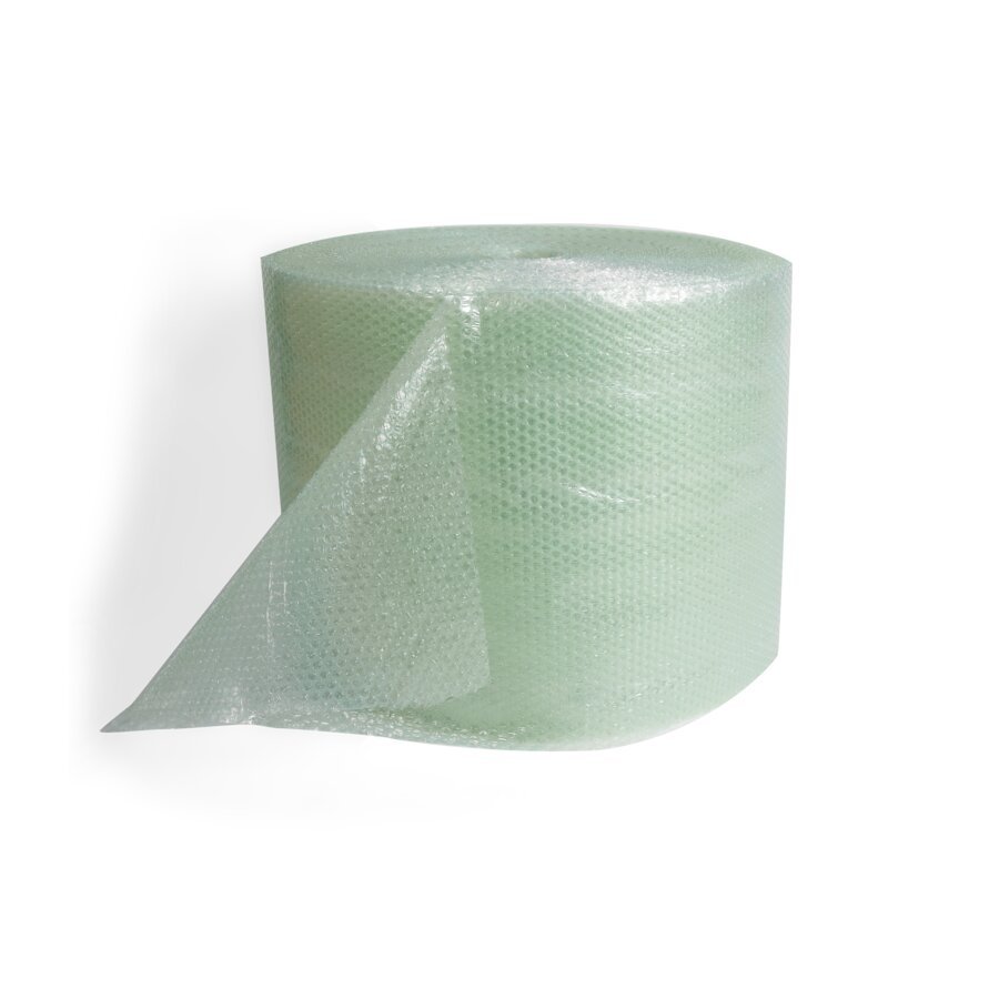 Optimaler Schutz von empfindlichen Gütern Rolle Luftpolsterfolie wird abgewickelt