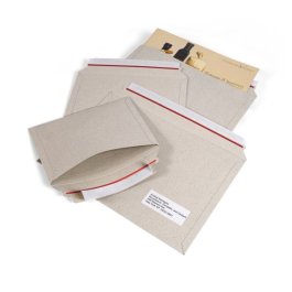 Kartonversandtaschen aus Graskarton Kartonversandtaschen aus Graskarton