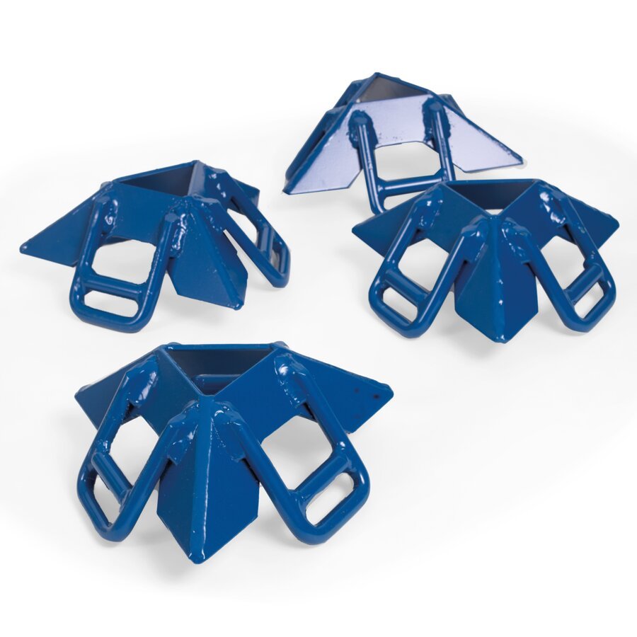 Lashing-Ecken sind bis 5000 kg belastbar Lashing-Ecken sind bis 5000 kg belastbar