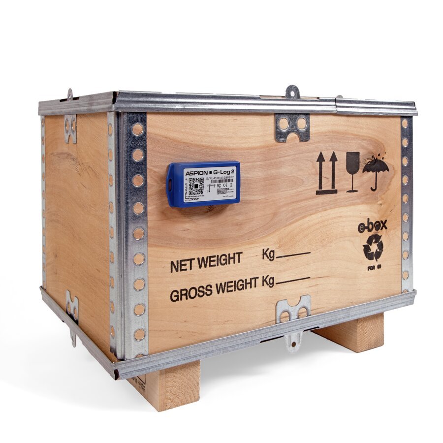 Der Schocksensor ist idealerweise direkt am Transportgut anzubringen und zeichnet alles Wichtige auf Der Schocksensor ist idealerweise direkt am Transportgut anzubringen und zeichnet alles Wichtige auf