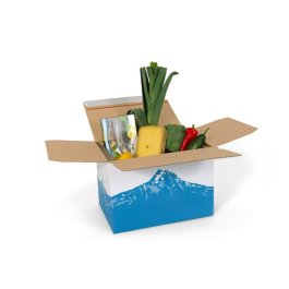 Thermokarton, mit Selbstklebe-Verschluss Thermokarton, mit Selbstklebe-Verschluss