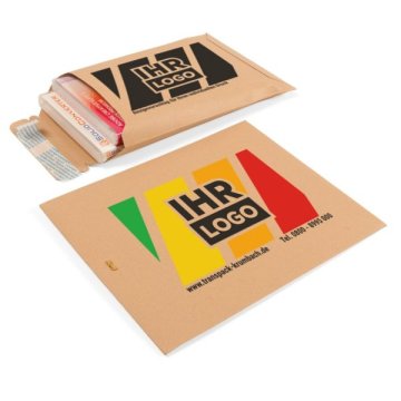 Individuell bedruckte Kartonversandtaschen