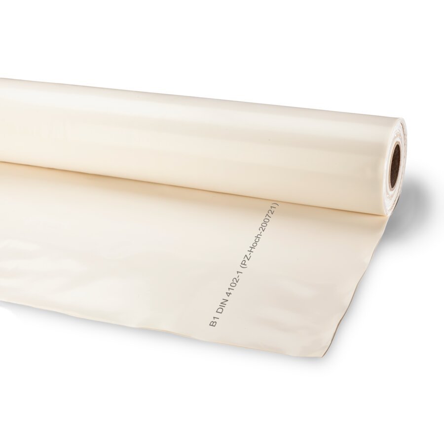 Schwer entflammbare Flachfolie der Brandklasse B1 Schwer entflammbare Flachfolie der Brandklasse B1