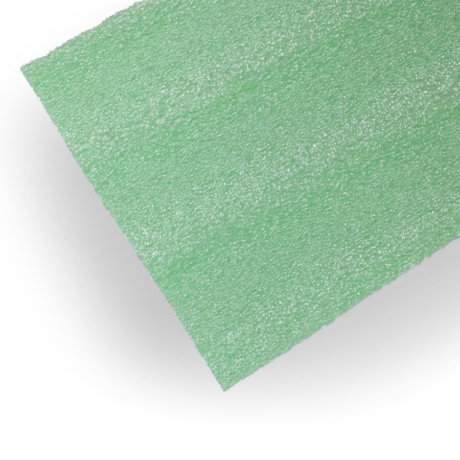 Schaumfolie besteht zu 40% aus PCR (Recyclingmaterial) Schaumfolie besteht zu 40% aus PCR (Recyclingmaterial)