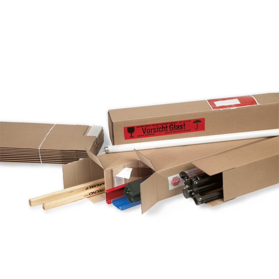 In unterschiedlichen Abmessungen auch für sehr lange Packstücke In unterschiedlichen Abmessungen auch für sehr lange Packstücke