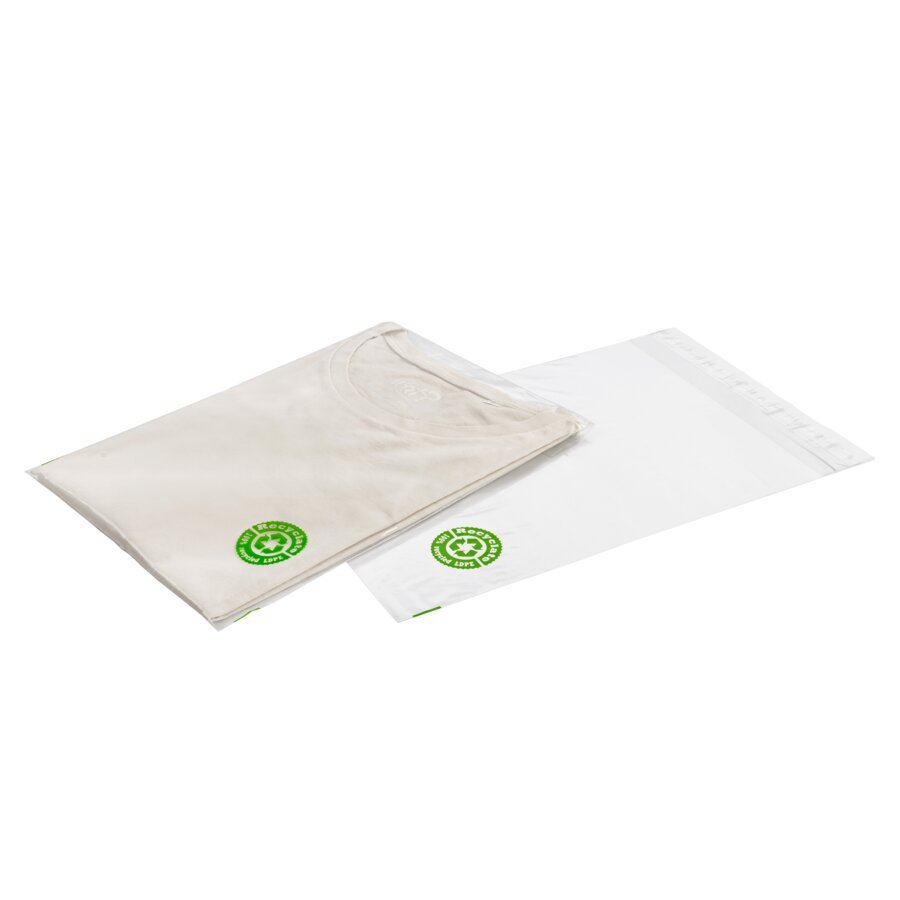 Umweltschonende Folienversandtaschen aus rLDPE Material Umweltschonende Folienversandtaschen aus rLDPE Material