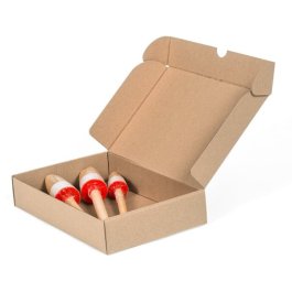 Einfach zu öffnen und zu verschließen Geöffneter Karton