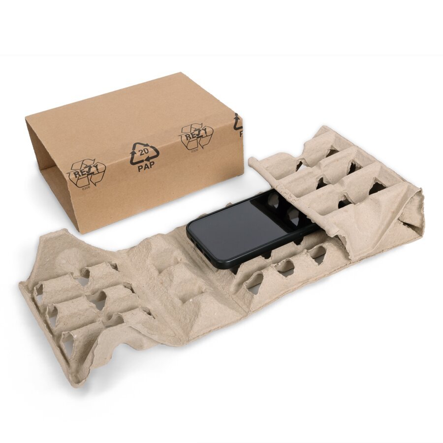 2-teilige Polsterverpackung, ideal für kleinere Packgüter, z. B. Elektronik geeignet 2-teilige Polsterverpackung, ideal für kleinere Packgüter, z. B. Elektronik geeignet