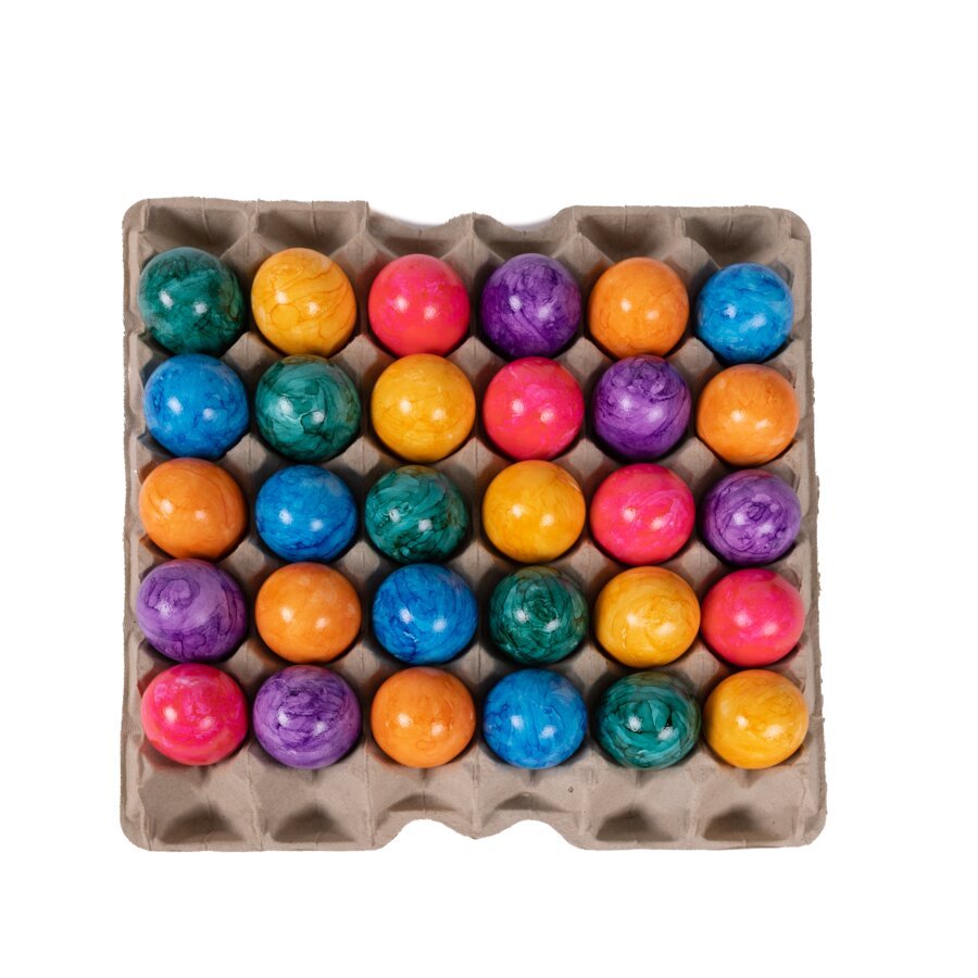 Exakte Größe zum Verschenken einer Eierlage mit 30 Eiern Exakte Größe zum Verschenken einer Eierlage mit 30 Eiern