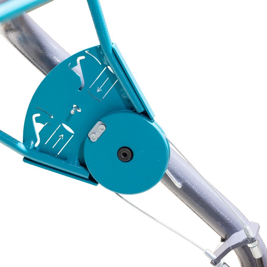 Manuelles Steuern (auf und ab) der Stretchfolienwicklung Ob auf oder ab kann man manuell steuern.