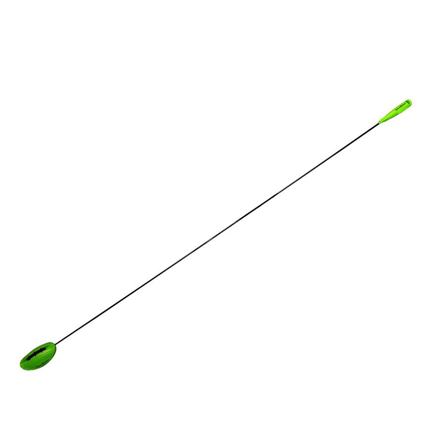 Ergonomischer Palettierstab als Einfädelhilfe für das Umreifungsband. Das Umreifungsband wird mit diesem Palettierstab einfach eingefädelt.