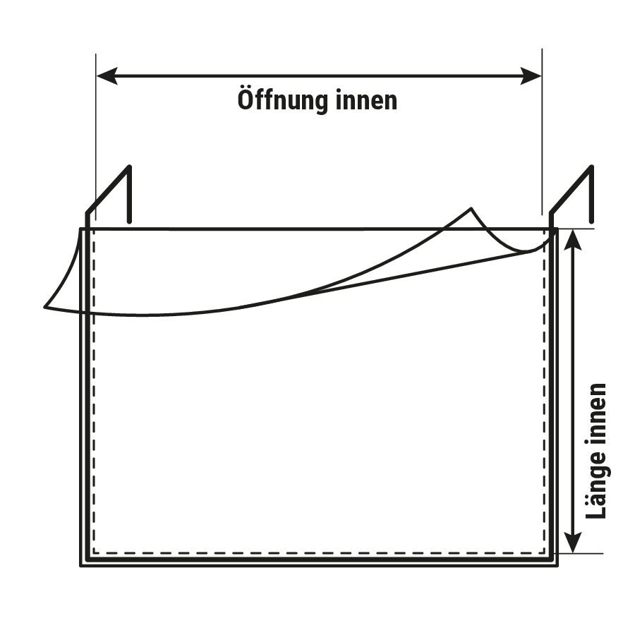 Drahtbügeltaschen für Aufsatzrahmen Drahtbügeltaschen für Aufsatzrahmen