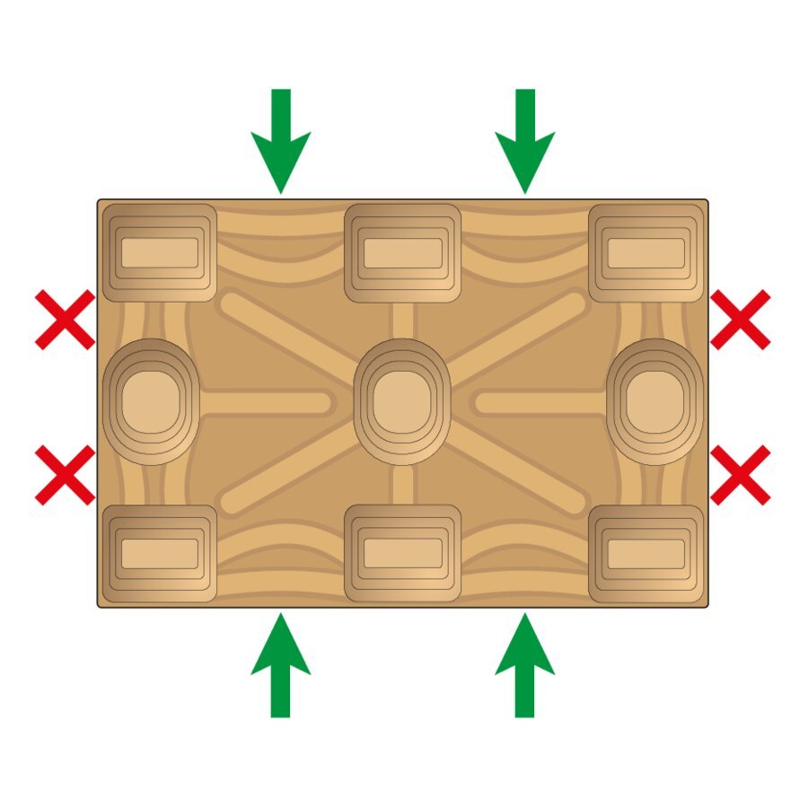 bonipal 200, Pressspanpalette, 2-seitig einfahrbar bonipal 200, Pressspanpalette, 2-seitig einfahrbar