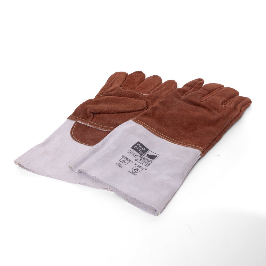 Handschuhe, paarweise, Größe 10 Lederhandschuhe für Arbeiten bei hohen Temperaturen