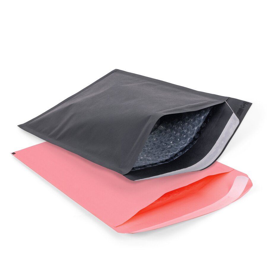 Luftpolster-Versandtasche in Pink und Schwarz Luftpolster-Versandtasche in Pink und Schwarz