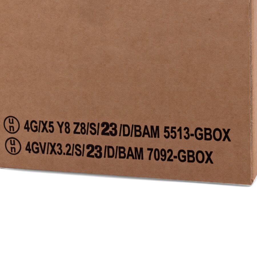 Gefahrgutkarton aus Wellpappe, mit UN-Kennzeichnung Gefahrgutkarton aus Wellpappe, mit UN-Kennzeichnung