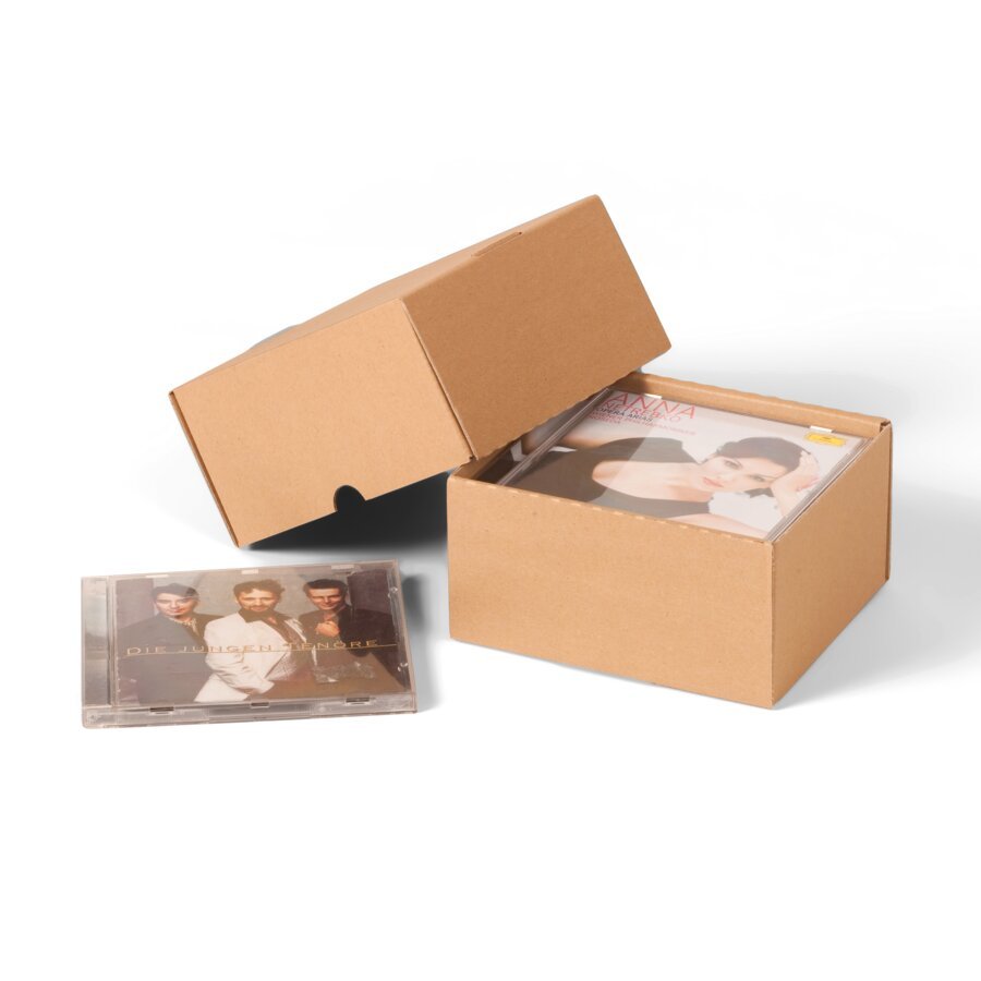 Stülpdeckel-Kartons speziell für den Versand von CDs Stülpdeckel-Kartons speziell für den Versand von CDs