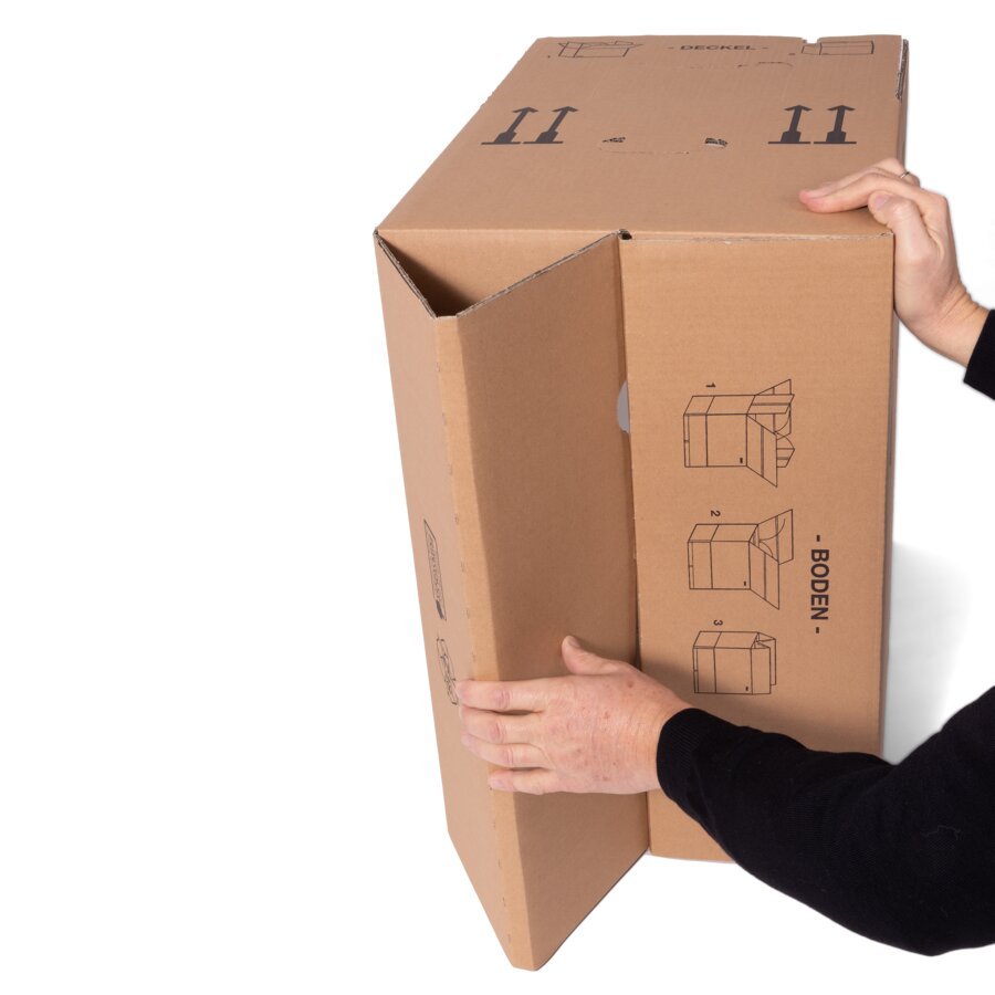 ...erste Boden-Außenklappe einstecken... ...erste Boden-Außenklappe einstecken...