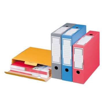 Die Archiv-Ablagebox ist in verschiedenen Farben erhältlich: Gelb, Grau, Blau, Rot, ...
