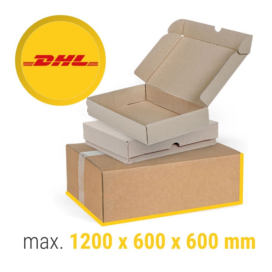 Hier finden Sie passende Kartons für das DHL Paket 5kg / 10kg / 20kg Hier finden Sie passende Kartons für das DHL Paket 5kg / 10kg / 20kg
