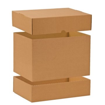 Höhenvariabler Versandkarton dank einsetzbaren Ringen