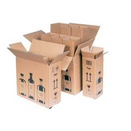 Versandkarton für Ginflaschen Versandkarton für Ginflaschen