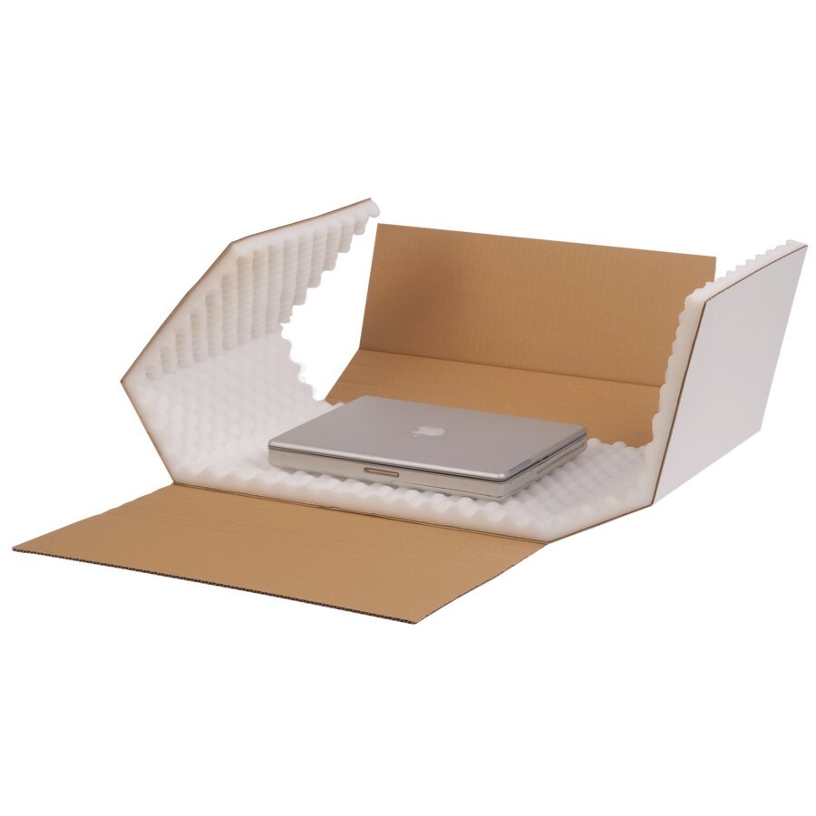 Kreuzverpackung aus Wellpappe, quadratisch Kreuzverpackung aus Wellpappe, quadratisch