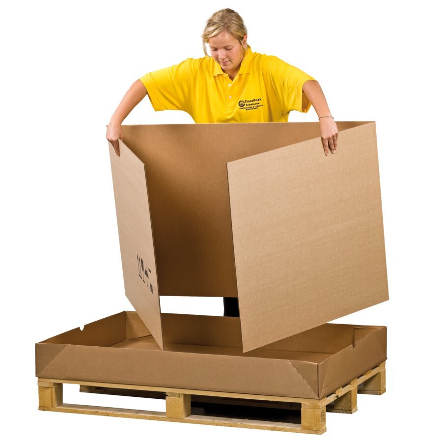 Montage der Rückwand des Palettencontainers So wird die Rückwand des Palettencontainers montiert