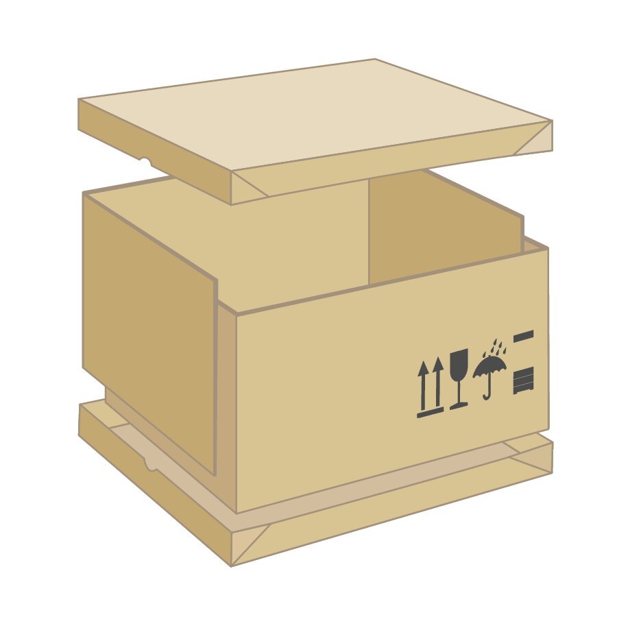 Palettencontainer 5-teilig inkl. IPPC-Palette Palettencontainer 5-teilig inkl. IPPC-Palette