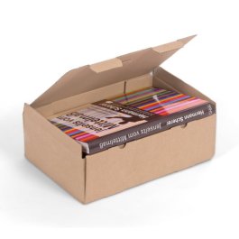 Aufrichtekarton mit Steckverschluss Aufrichtekarton mit Steckverschluss