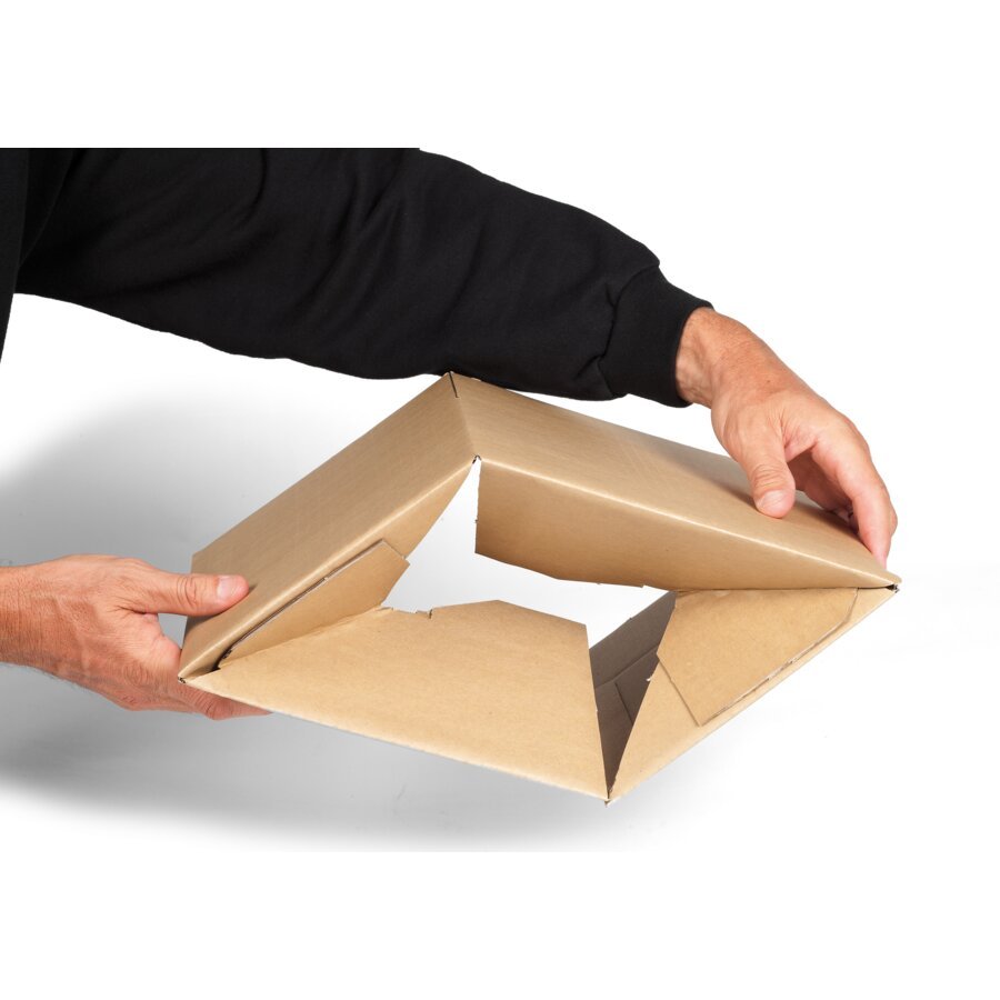 Ideale Blitzbodenkartons Er wird auch Fix Aufrichtekarton genannt