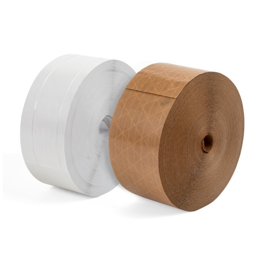 Nassklebeband ist eine umweltfreundliche Alternative zu PP- oder PVC-Packbändern Nassklebeband ist eine umweltfreundliche Alternative zu PP- oder PVC-Packbändern