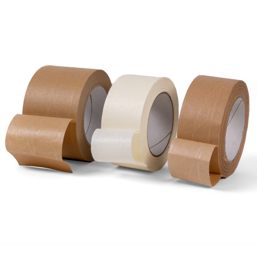 Das umweltfreundliche Packband besteht aus robustem Kraftpapier und ist zu 100% recycelbar Das umweltfreundliche Packband besteht aus robustem Kraftpapier und ist zu 100% recycelbar