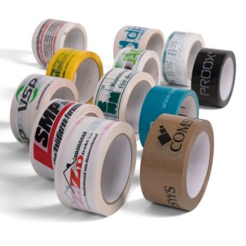 Individuell gestaltetes Klebeband fällt auf und ist somit der ideale Werbeträger auf dem Weg zu Ihrem Kunden