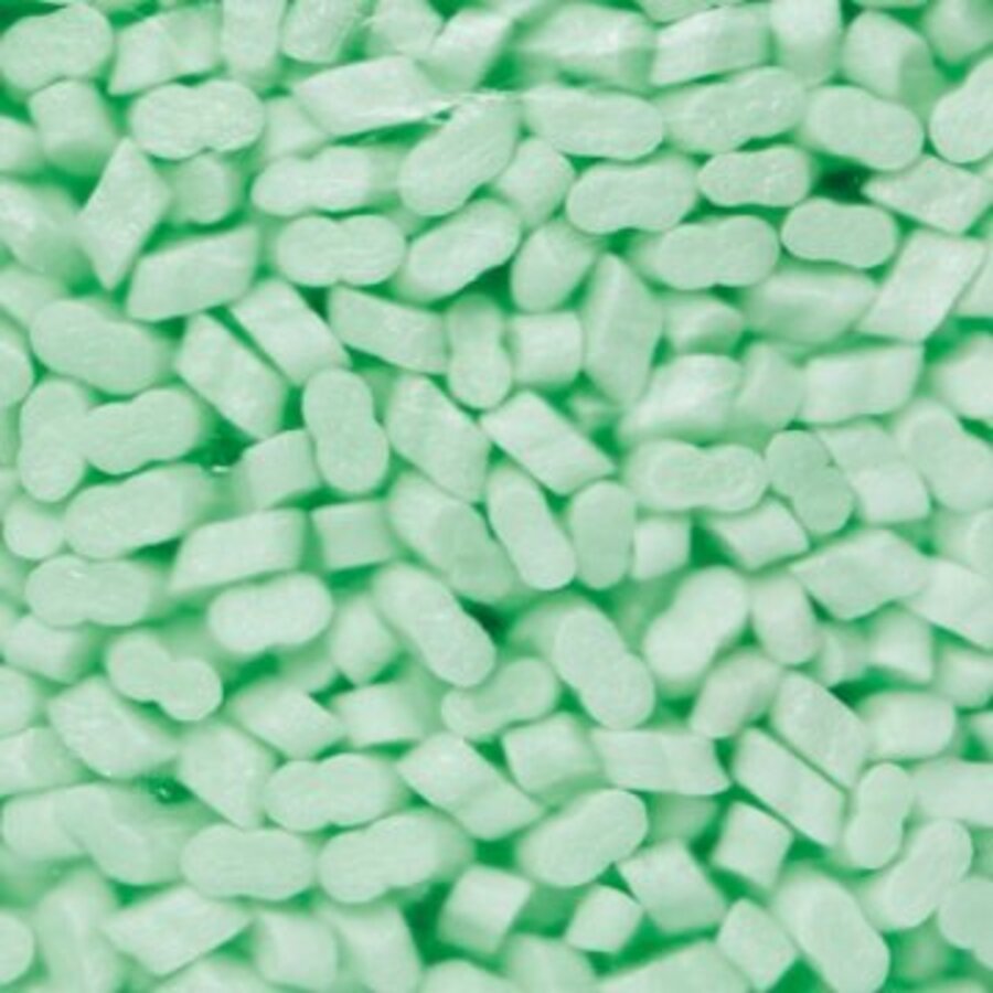 Hergestellt werden sie aus 100% recyceltem expandiertem Polystyrol (EPS) Hergestellt werden sie aus 100% recyceltem expandiertem Polystyrol (EPS)