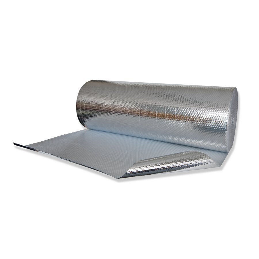 Metallisierte Luftpolsterfolie als Temperatur- und UV-Schutz Metallisierte Luftpolsterfolie als Temperatur- und UV-Schutz