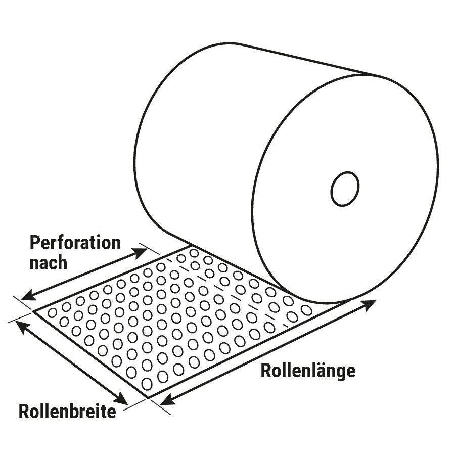 Luftpolsterfolie, Spenderbox Luftpolsterfolie, Spenderbox