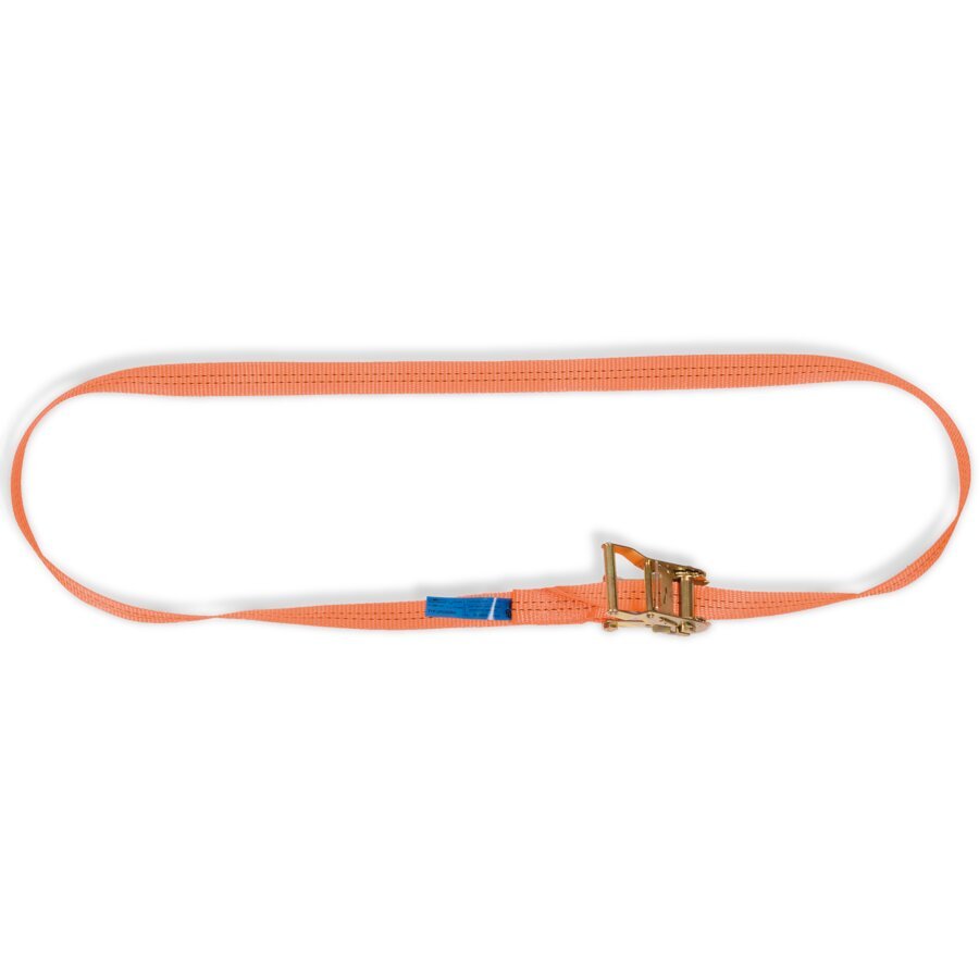 Spanngurt mit stabiler Ratsche zum einfachen Nachspannen Spanngurt mit stabiler Ratsche zum einfachen Nachspannen