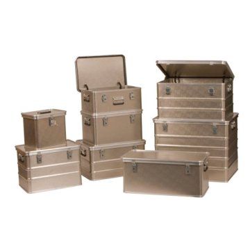 Die Aluboxen inkl. Deckel sind aus hochwertigem Dekor-Leichtmetall gefertigt