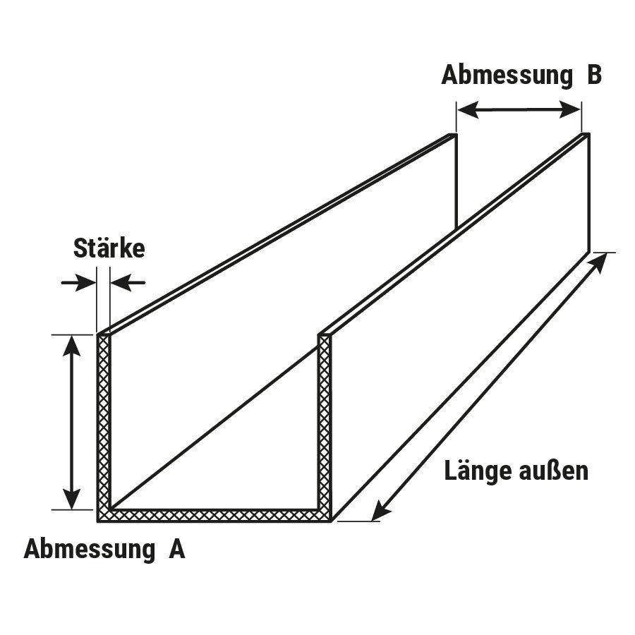 Kantenschutz U-Profil aus Vollpappe Kantenschutz U-Profil aus Vollpappe