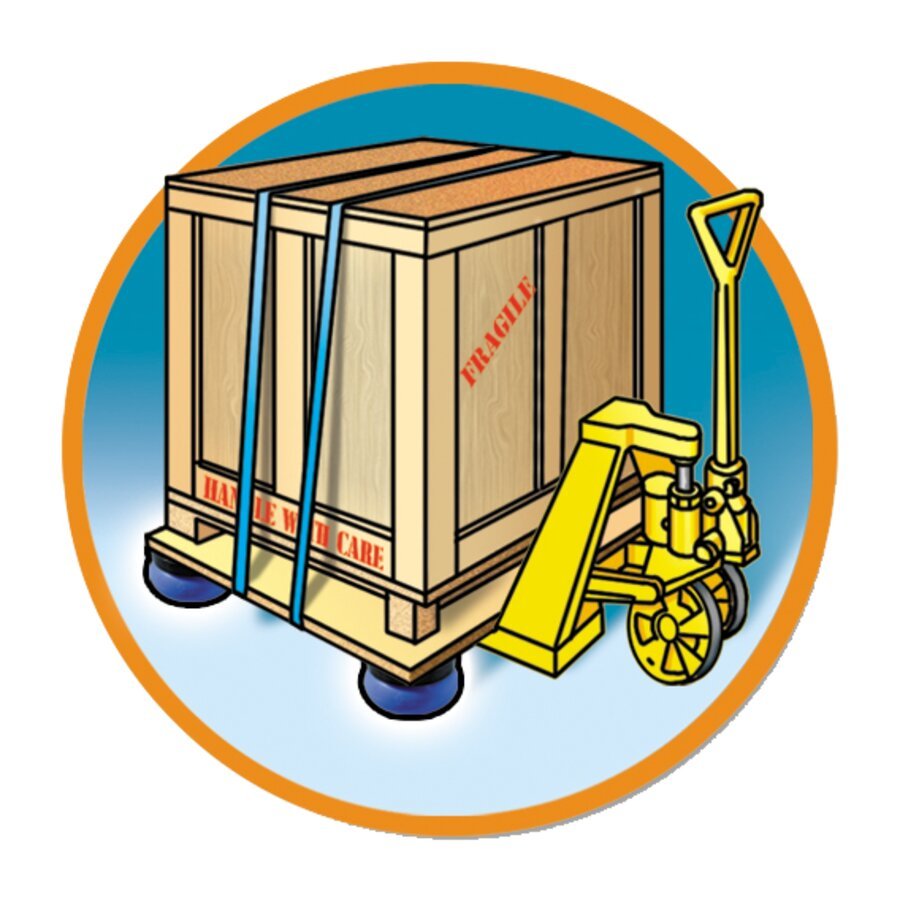 Anwendungsbeispiel für Transport mit Hubwagen Anwendungsbeispiel für Transport mit Hubwagen