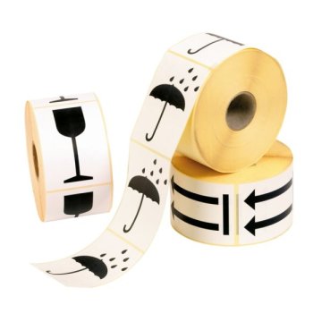 Hinweisetiketten als Hinweis zur erhöhten Vorsicht